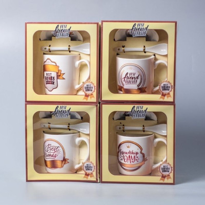BR-46017-3PCS Ceramic Cup Set, Size 16.5*18*19.6cm