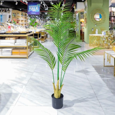 BR-52205-Palm Tree Large Leaf Artificial Plant, 1.8m