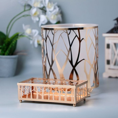 BR-52240 Trash Bin + Tissue Box