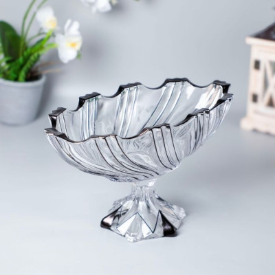 BR-52249-Glass tray 36*19*21cm