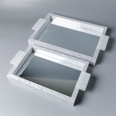 BR 52308 Set of 2 Tray Mirror Top