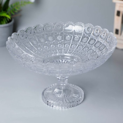 BR-52425 Glass Fruit Plate 32x11cm
