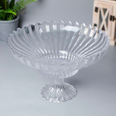 BR-52431 Glass Fruit Plate 31x20cm