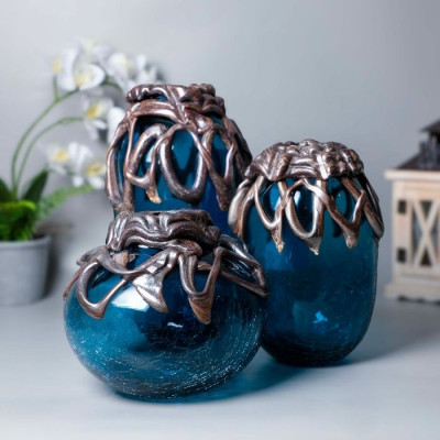 BR-52541 Glass Vase Large 8x32cm