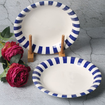 BR-12035 Ceramic Deep Plate