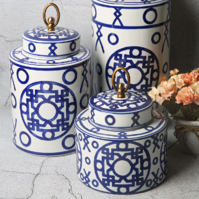 BR-1475 LARGE CERAMIC VASE