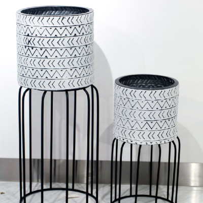 BR-15208 - 2pcs Flower Pot