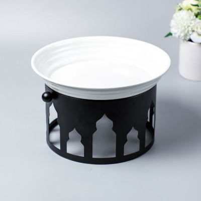BR-50546-Large dessert Plate, Size 25*25*16Cm