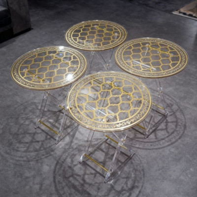 EXPO-G- 4pcs Acrylic Side Table