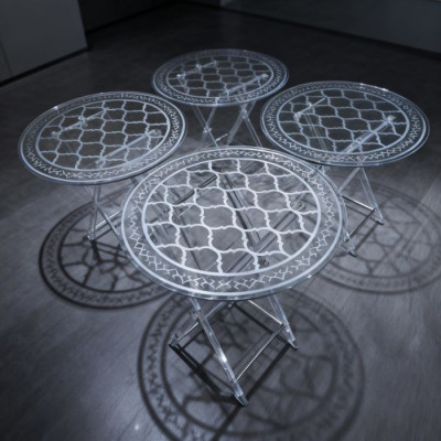 EXPO-S 4pcs Acrylic Side Table