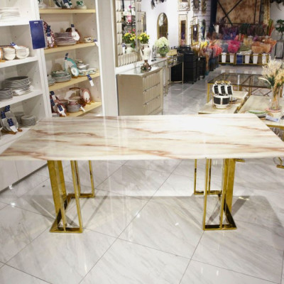 Kozy-0928 Marble Dining Table 200x100x75cm