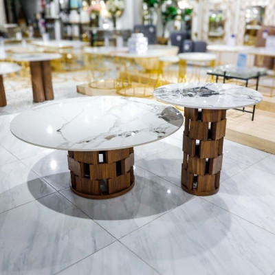 S-2440 | E-2440 Marble Coffee Table